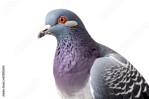 Realistic 8K Pigeon on Transparent Background, PNG, Generative Ai