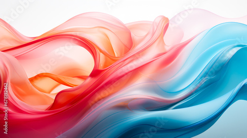 Minimalist backdrop of abstract fluid art with soft gradients