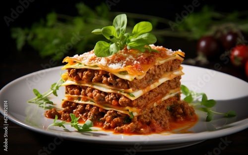Lasagna in Rich Bolognese photo