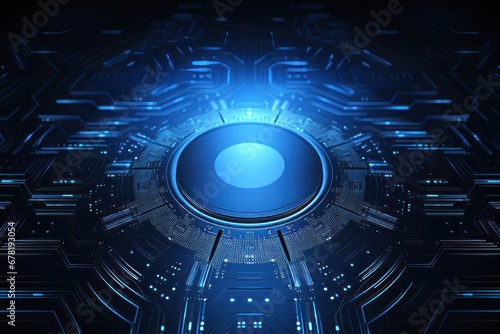abstract technology blue background