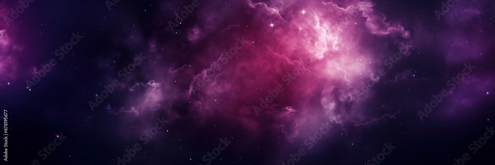 Purple blue dust particles background. Star, galaxy, space, cloud