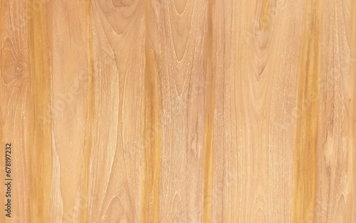 Vector realistic light wood texture. Yellow clear wood background. Empty wooden backdrop. Horizontal lines timber banner. Parquet sheet mockup. Flooring natural material. Oak wall, side view