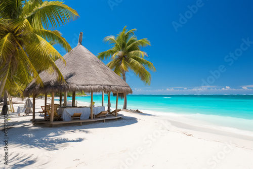 beach with palm trees © CREAM 2.0
