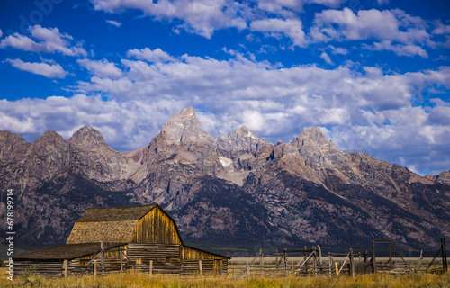 Barn in the Mountains