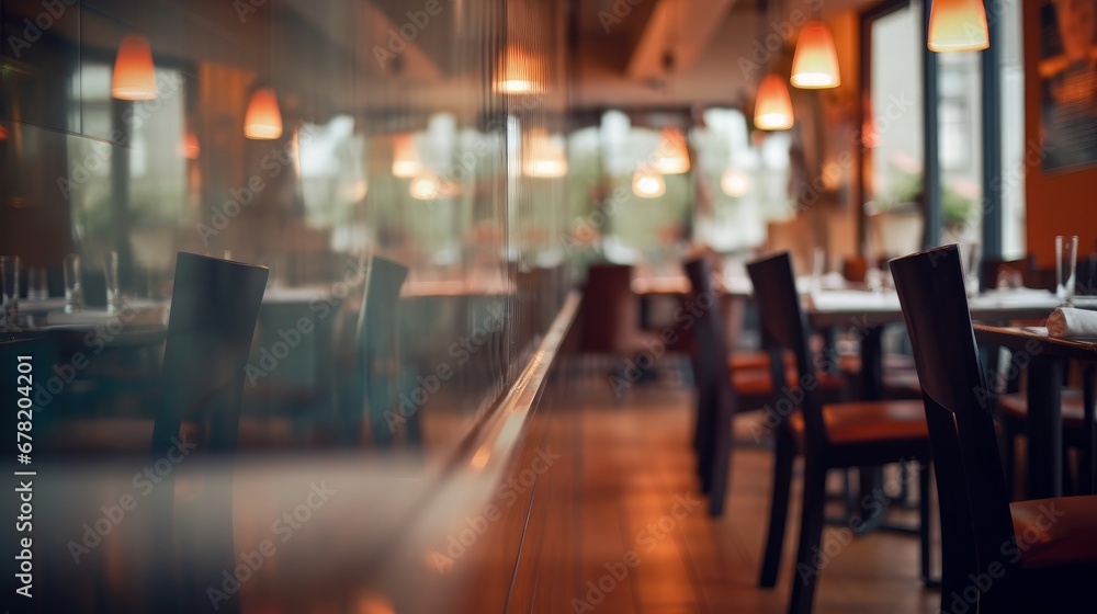 restaurantblurred background unfocused AI generated illustration restaurantblurred background unfocused AI generated illustration