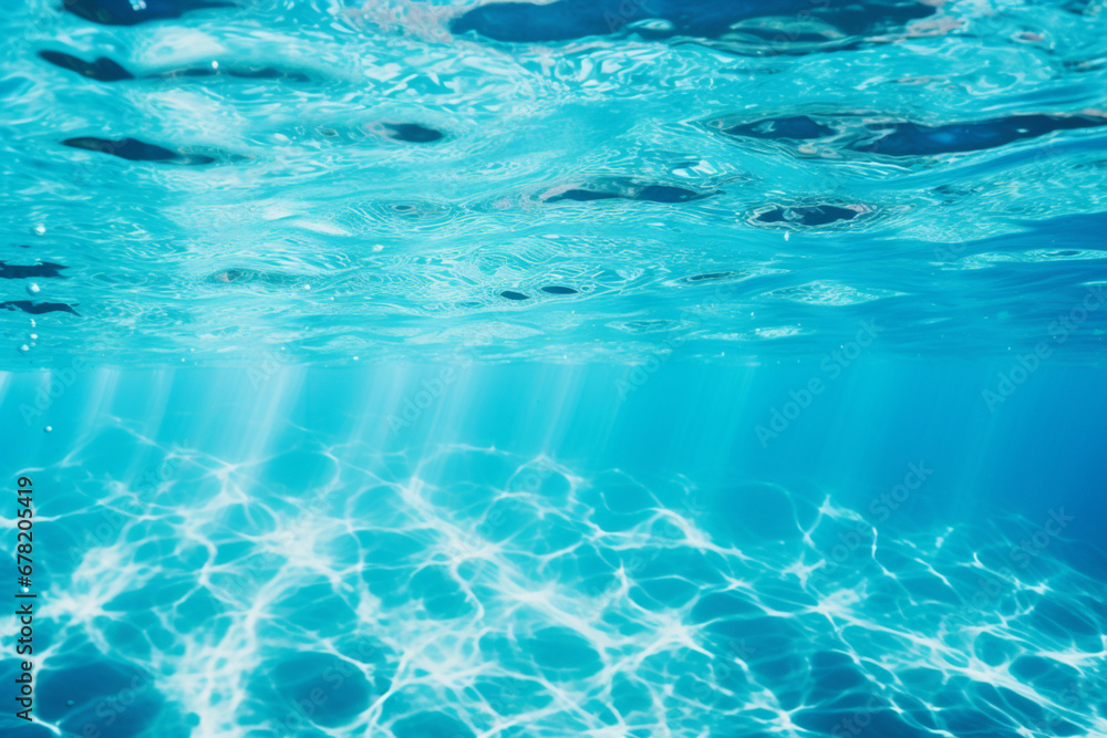 Obraz premium blue water background