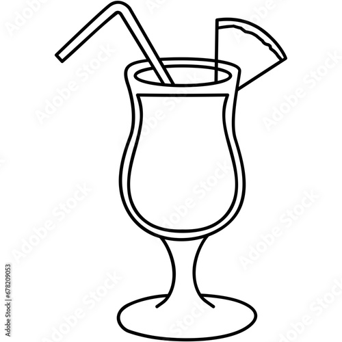 Pina Colada Illustration