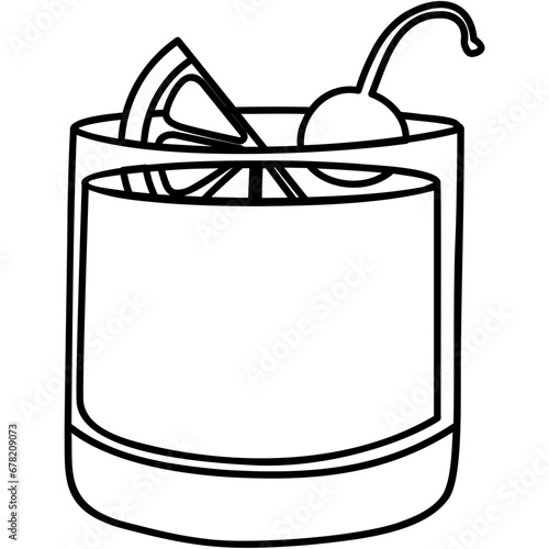 Whiskey Sour Illustration