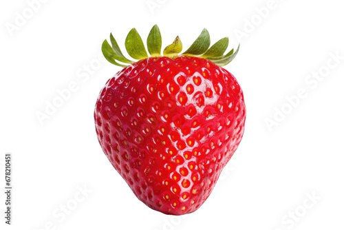 Isolated Strawberry on Transparent Background  PNG  Generative Ai