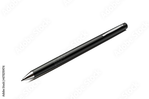 Digital Rendering of an Isolated Stylus on Transparent Background, PNG, Generative Ai