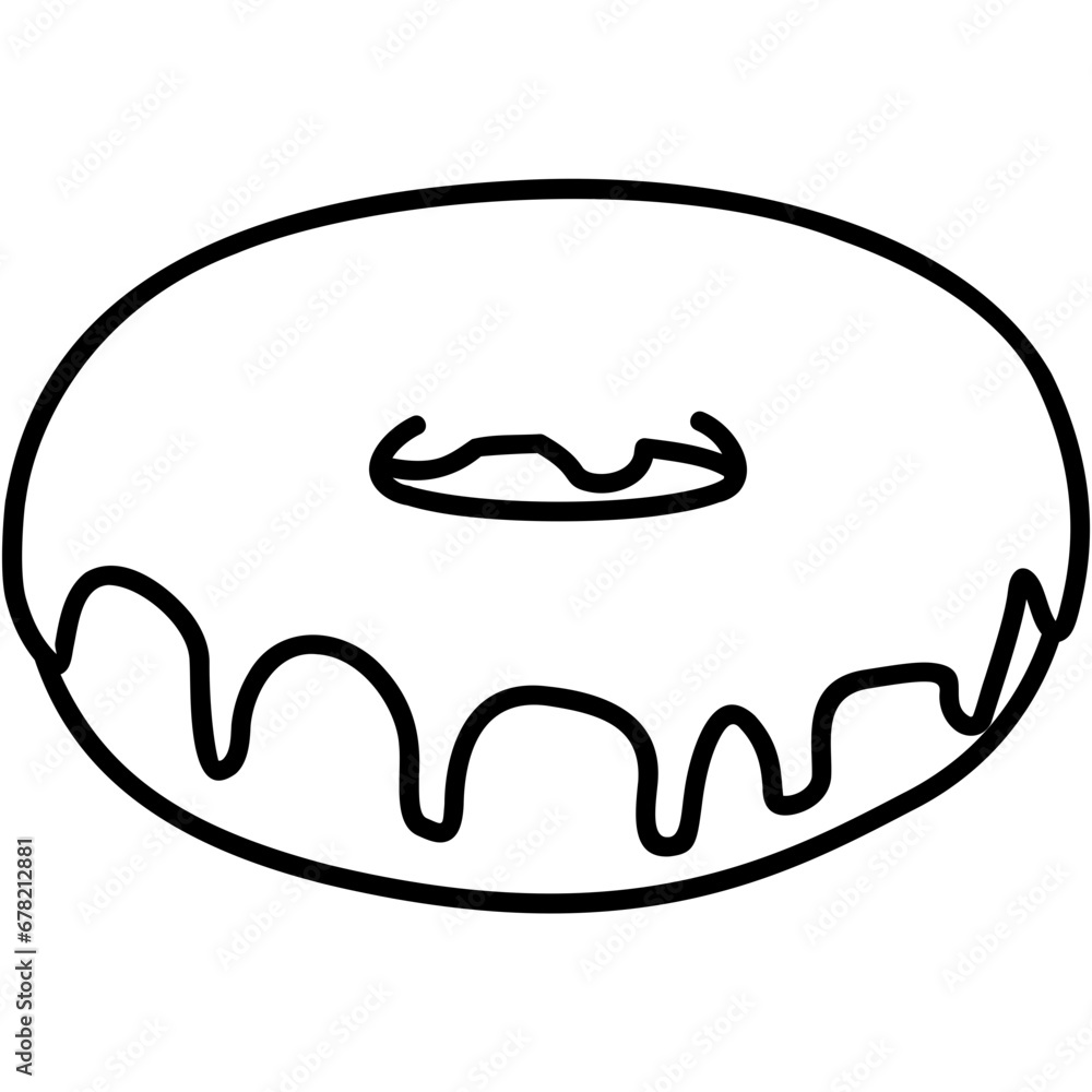 Donut Illustration Donut Illustration