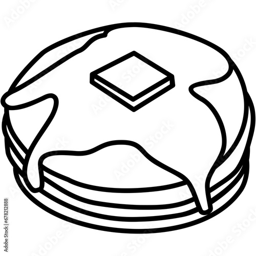 Pancake Illustration