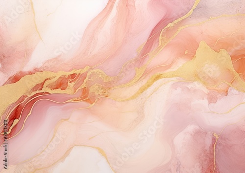 Marble ink abstract art from meticulous original painting abstract background . Painting was painted on high quality paper texture to create smooth marble background