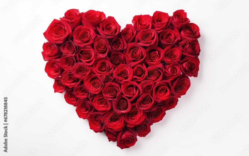 Red roses arranged in a heart shape Valentine or wedding on white isolated background. Red roses arranged in a heart shape Valentine or wedding on white isolated background.