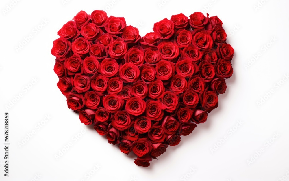 Red roses arranged in a heart shape Valentine or wedding on white isolated background. Red roses arranged in a heart shape Valentine or wedding on white isolated background.
