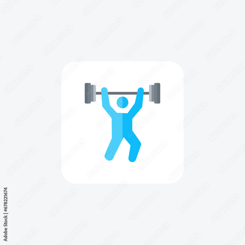    workout,  icon  isolated on white background vector illustration Pixel perfect


