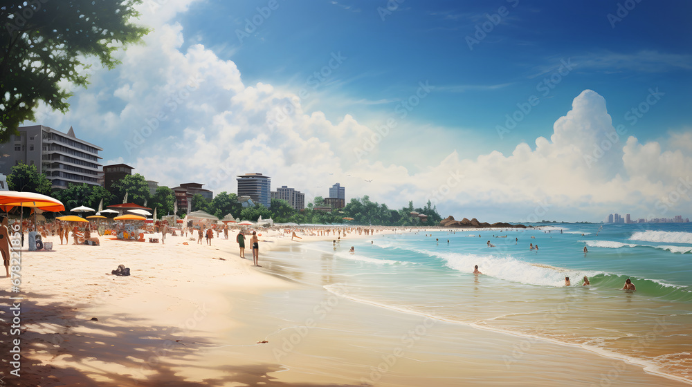 Karon Beach Thailand - Generated by AI