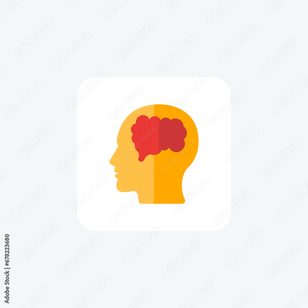 mental health,  icon  isolated on white background vector illustration Pixel perfect

