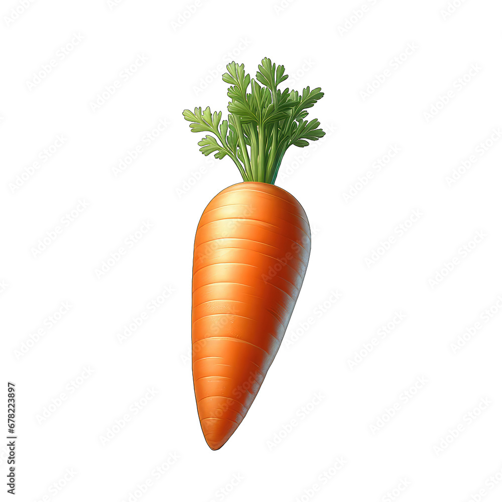 Solitary Carrot: Nature's Simple Beauty, GENERATIVE AI Solitary Carrot: Nature's Simple Beauty, GENERATIVE AI