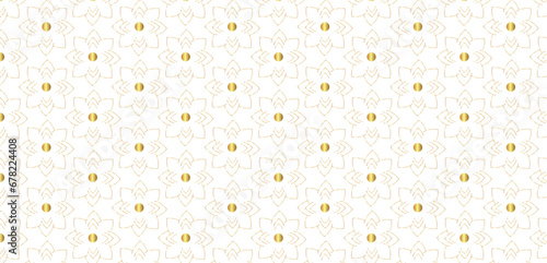Luxury gold seamless pattern design. Wedding invitation, cards, banners, textile, print design templates background	