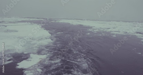 Wallpaper Mural Ice Breaker Research Ship breaking through Arctic Ice Torontodigital.ca