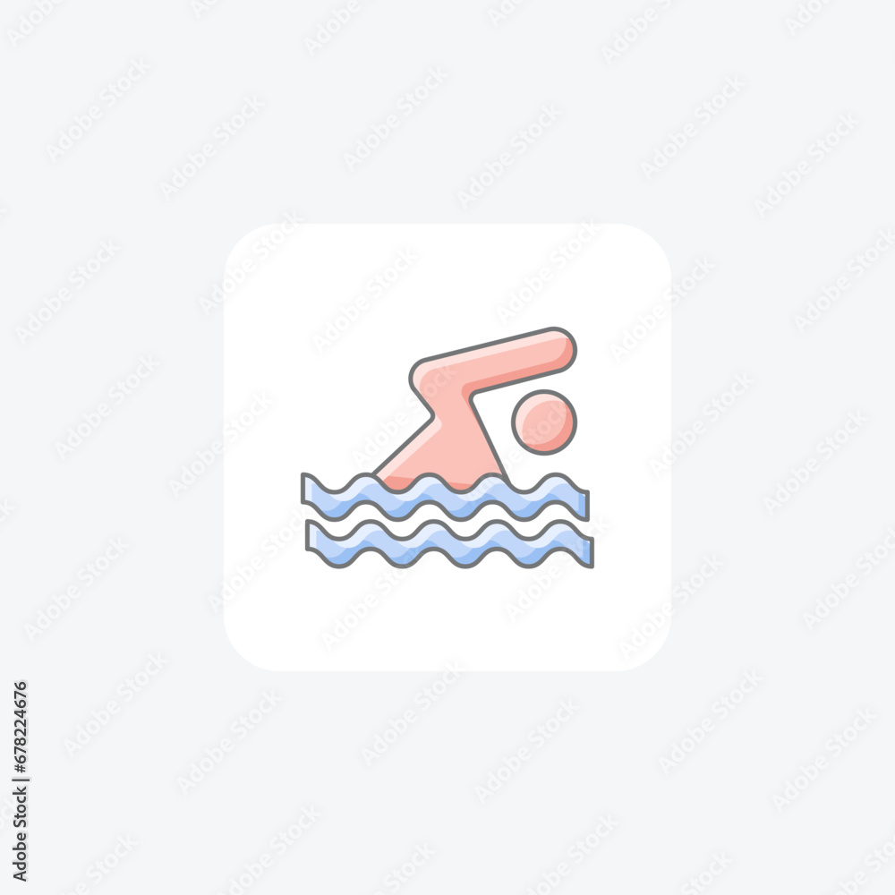 swimming, swim workout, icon isolated on white background vector illustration Pixel perfect
swimming, swim workout, icon isolated on white background vector illustration Pixel perfect