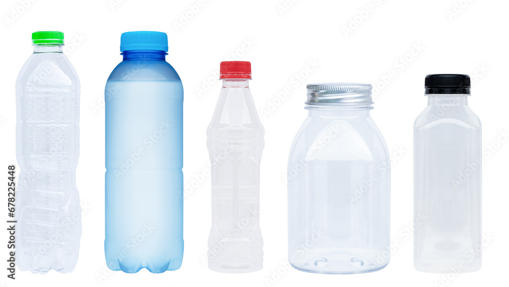 Collection set translucent plastic drinking water bottle Collection set translucent plastic drinking water bottle