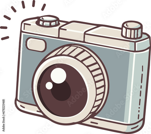 Camera Flat Design vector icon
