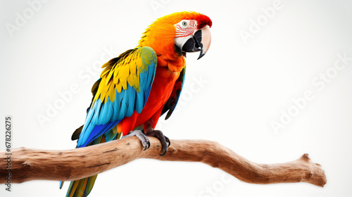A colorful parrot