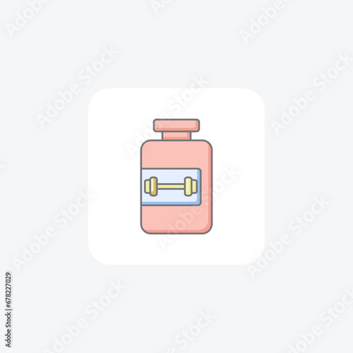 supplements, dietary supplements,  icon  isolated on white background vector illustration Pixel perfect

