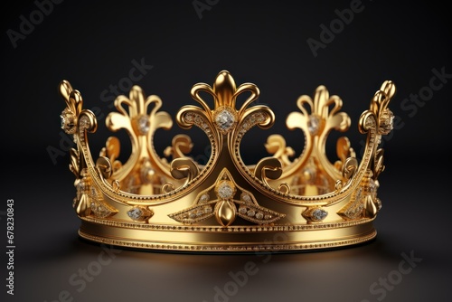 Royal gold crown