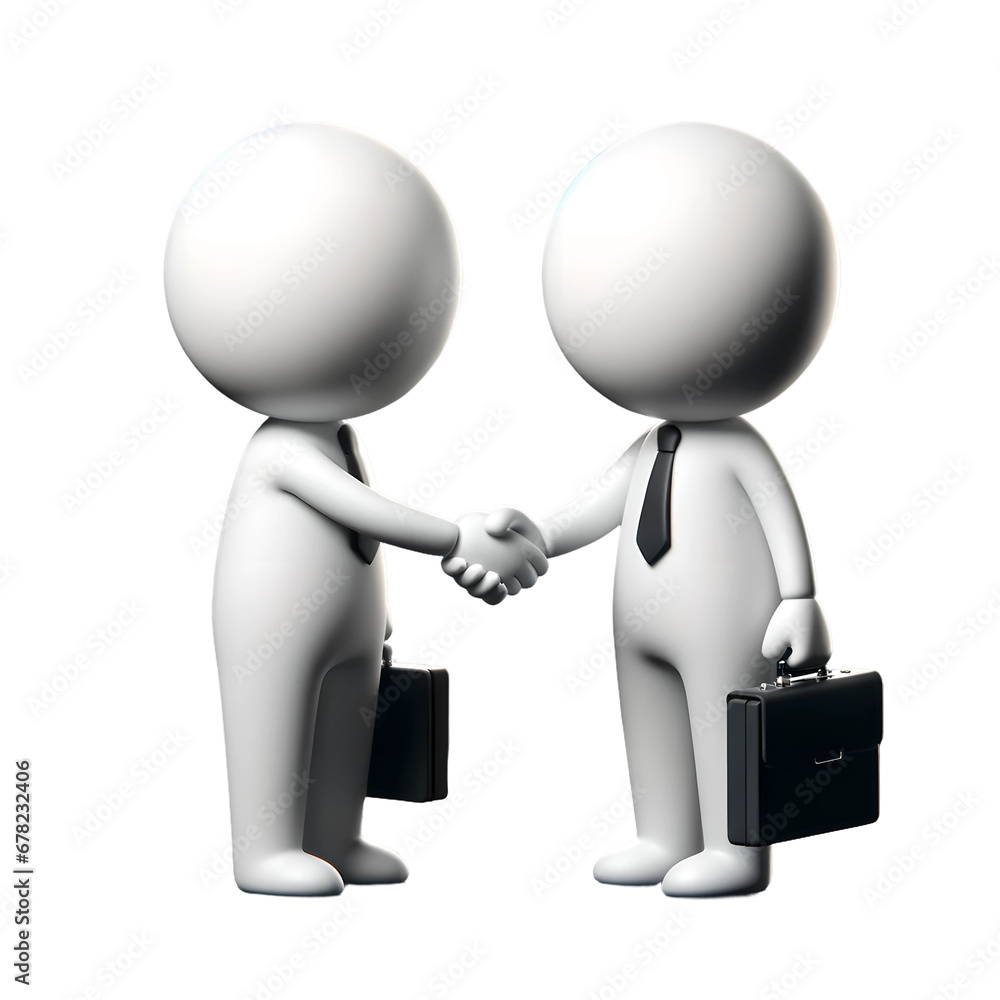 Business Agreement Success, two figures shaking hands in a professional atmosphere, Professional Networking Concept Art, isolated on transparent background, Generative AI Business Agreement Success, two figures shaking hands in a professional atmosphere, Professional Networking Concept Art, isolated on transparent background, Generative AI