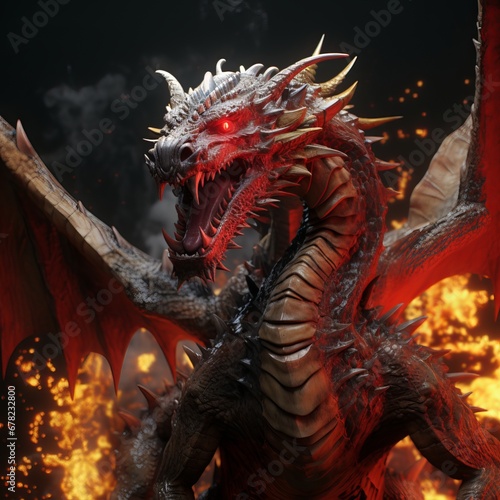 Majestic Dragons: Mythical Beasts Captured in Stunning Imagery © Santosh