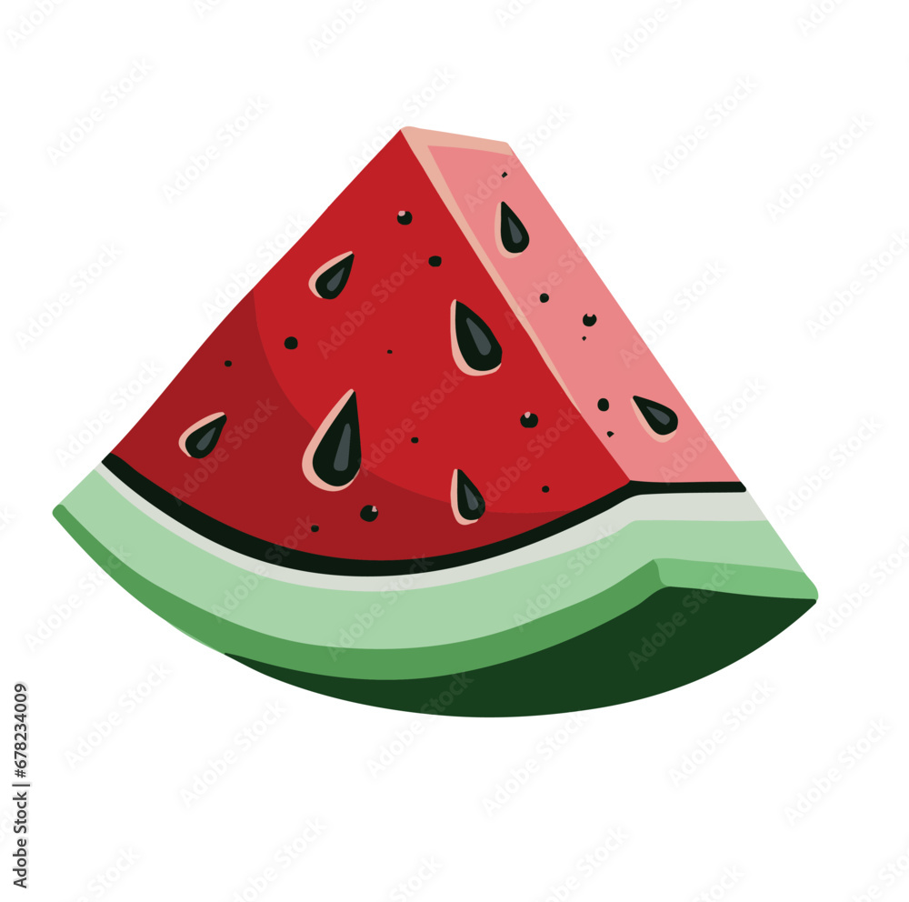 watermelon share, piece, hand drawn, with transparent background, illustration 10 eps watermelon share, piece, hand drawn, with transparent background, illustration 10 eps