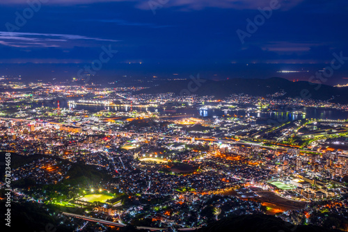 福岡県 北九州市 皿倉山からの夜景