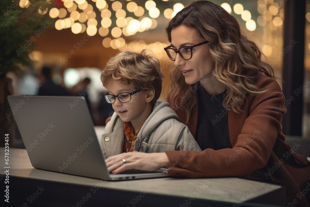 Tech-savvy duo: Work and play together. Tech-savvy duo: Work and play together.