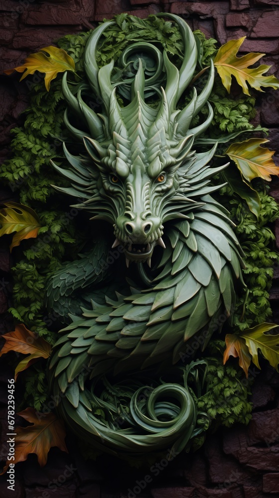 Fototapeta premium Majestic Dragons: Mythical Beasts Captured in Stunning Imagery