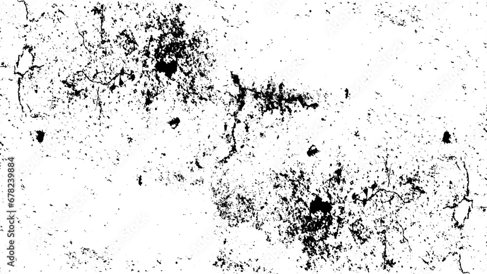 Grunge black white. Monochrome vector texture. The pattern of ink stains, cracks, fading. Overlay aged grainy messy template. Renovate wall scratched backdrop Grunge black white. Monochrome vector texture. The pattern of ink stains, cracks, fading. Overlay aged grainy messy template. Renovate wall scratched backdrop