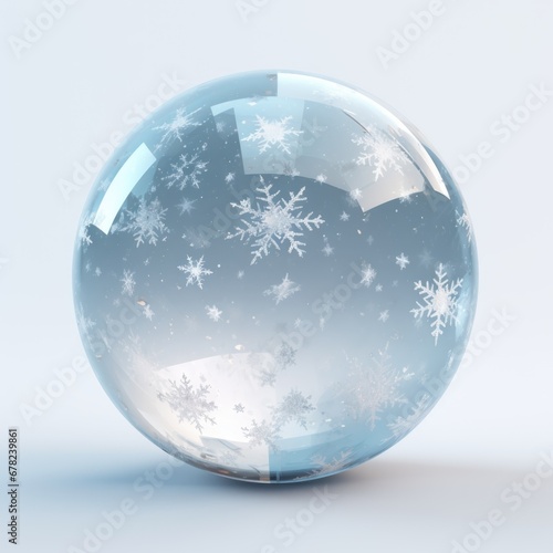 A transparent sphere containing a Star