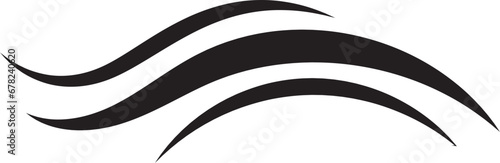 Sea icon wave illustration vector design. Ocean logo graphic element. Aqua symbol.