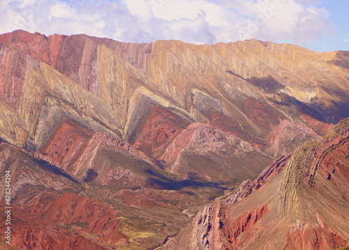Hornocal, the mountain of fourteen colours, Jujuy, Argentina.