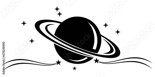 illustration of saturn