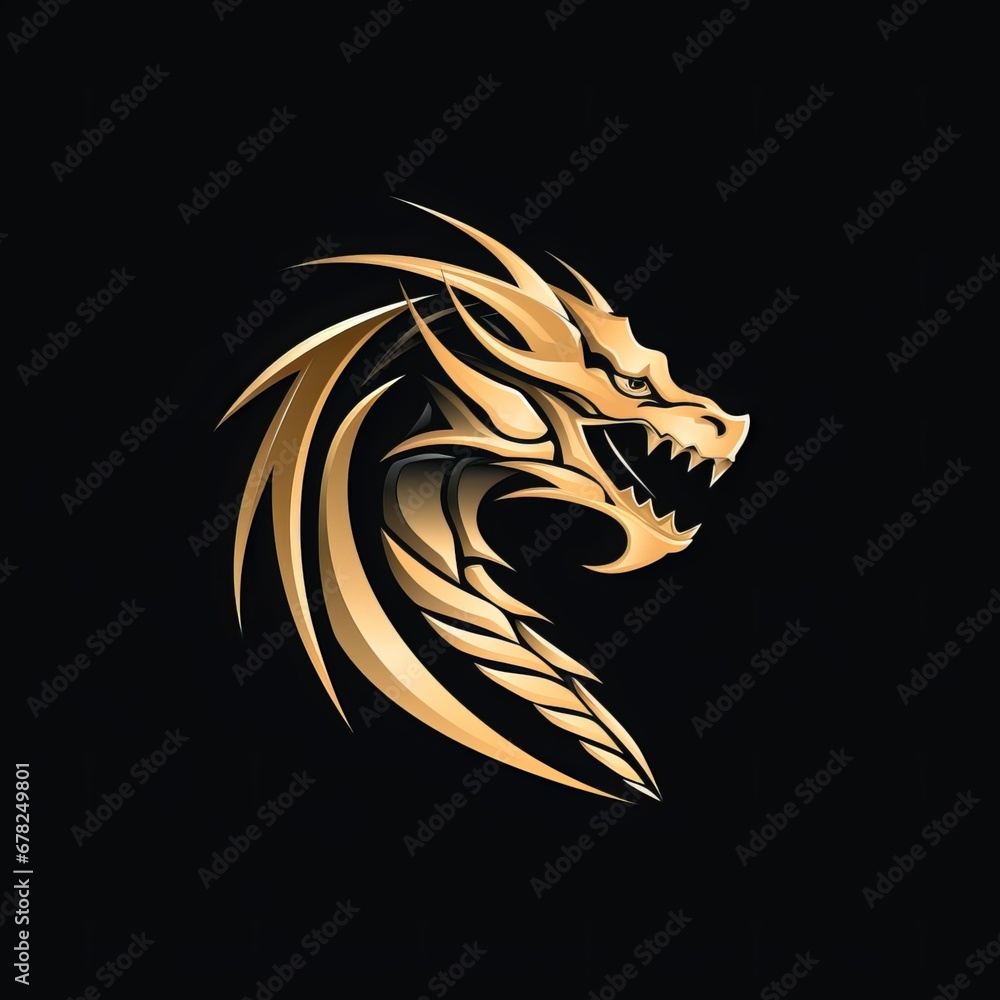 Obraz premium Majestic Dragons: Mythical Beasts Captured in Stunning Imagery