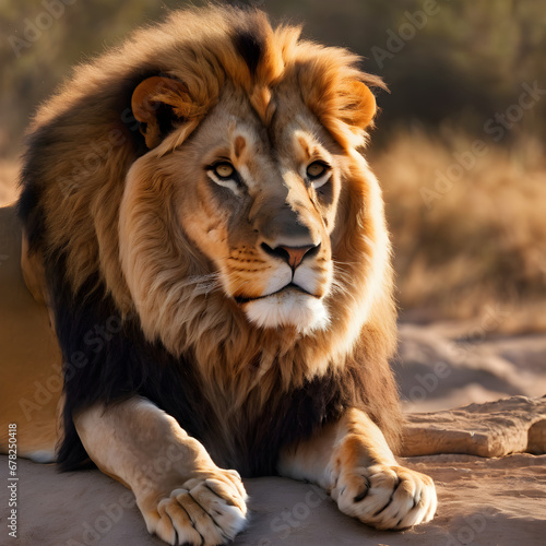 portrait of a lion © Aphiwat