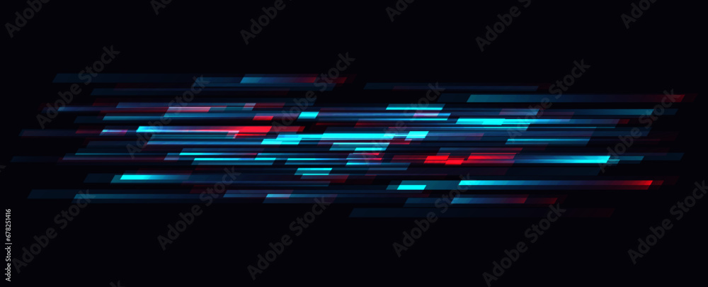 Obraz premium Glitch vector background.