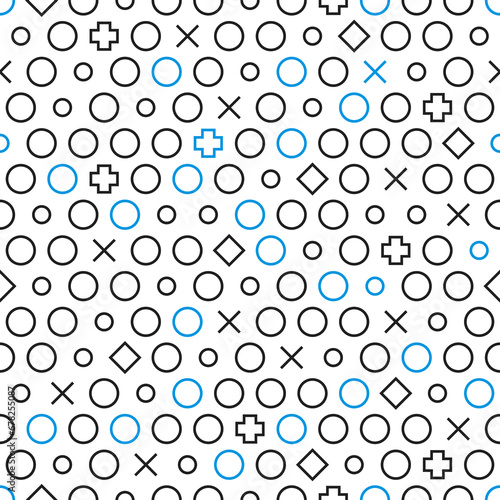 Flat vector texture geometric shapes