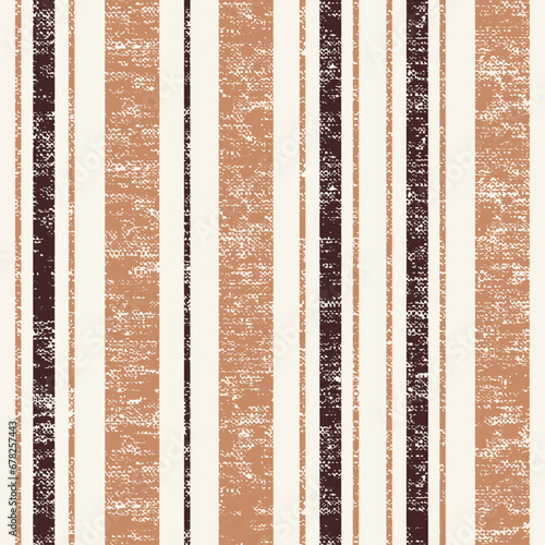Geometry classic repeat modern pattern with textures Modern brown theme textured pattern with white background.