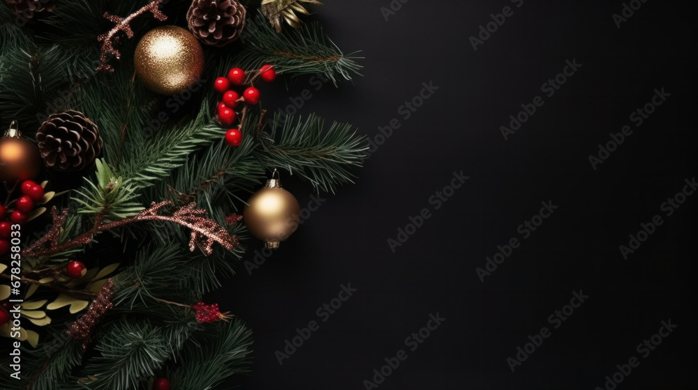 Christmas themed decorative background