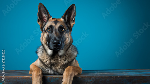 A german shepherd dog