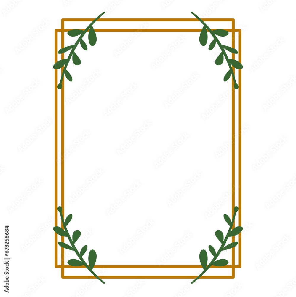 Border Frame Leaf Wedding Vector Border Frame Leaf Wedding Vector